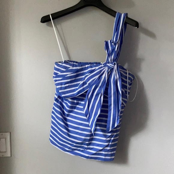 One Shoulder J Crew Top - Picture 3 of 4
